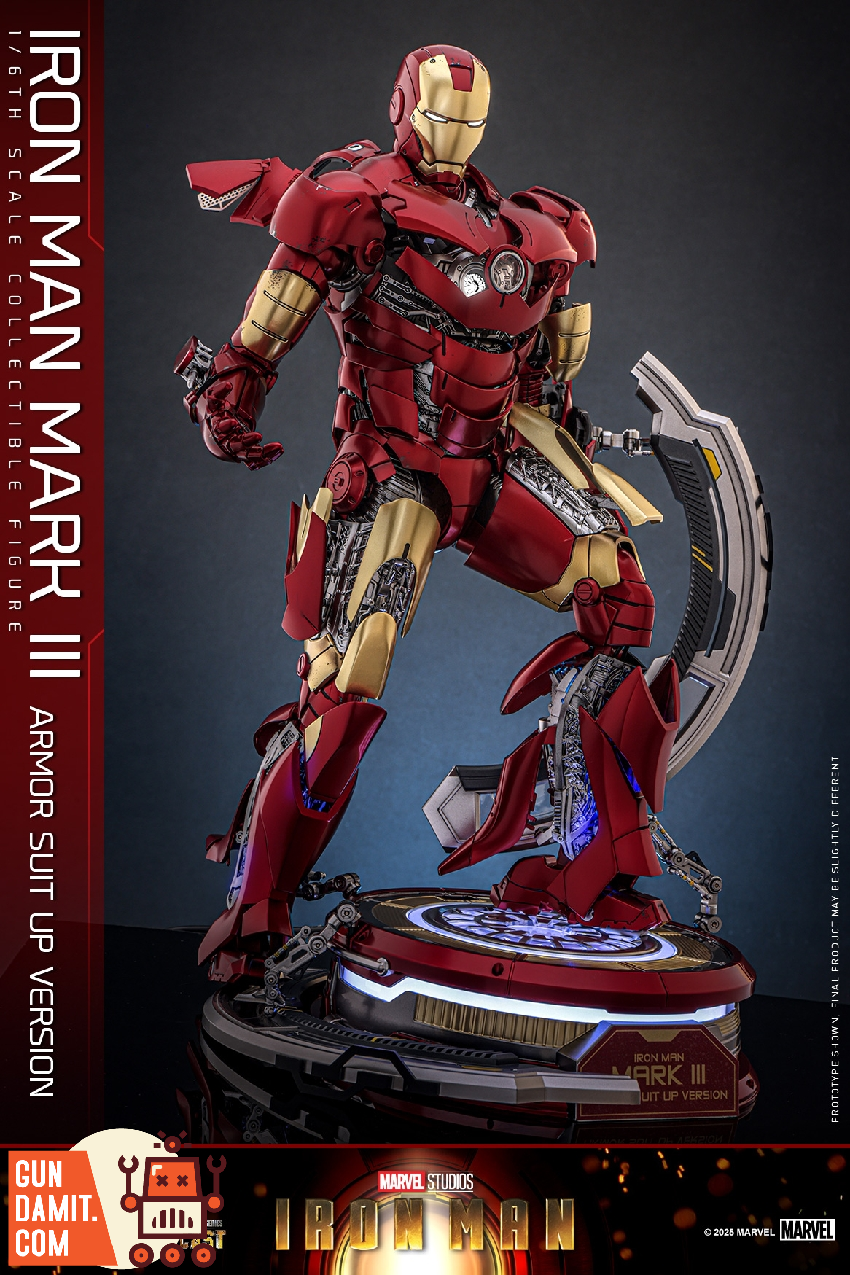 Hot Toys 1/6 MMS825D72 Iron Man Mark 3 Armor Suit Up 11 Hot Toys 1/6 MMS825D72 Iron Man Mark 3 Armor Suit Up view 11