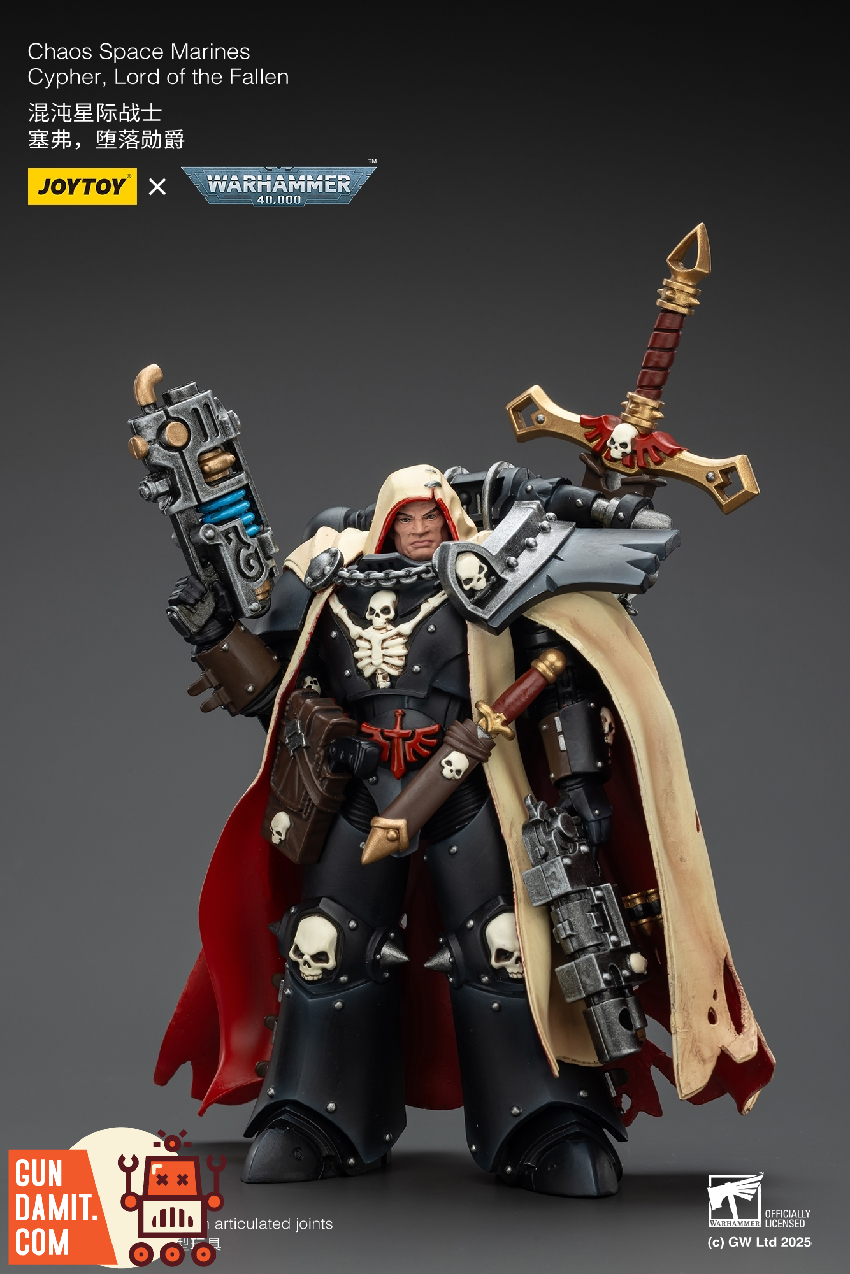 JoyToy JT01826 1/18 Warhammer 40K Chaos Space Marines Cypher Lord of the Fallen 17 JoyToy JT01826 1/18 Warhammer 40K Chaos Space Marines Cypher Lord of the Fallen view 17