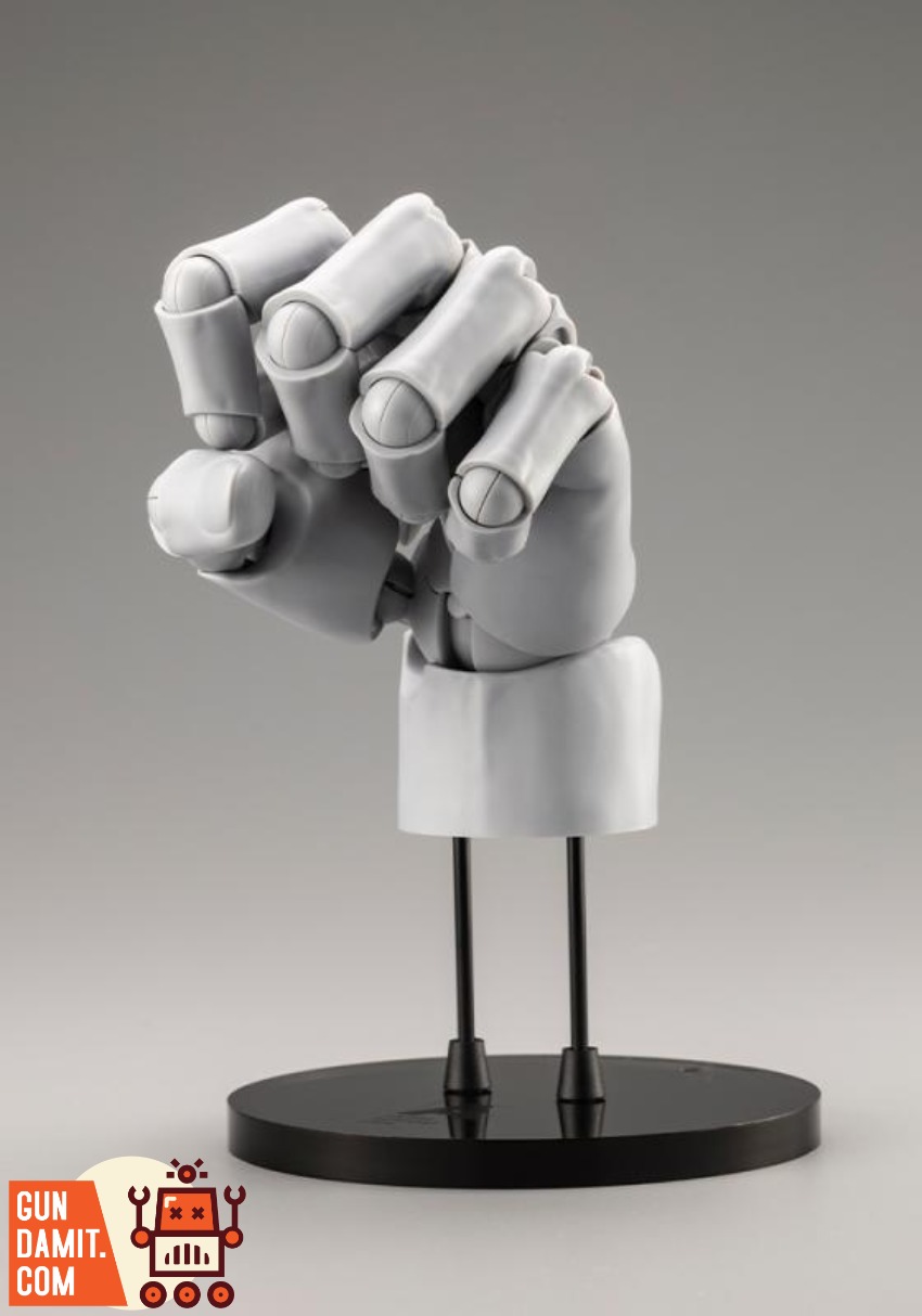 Kotobukiya AT029 Artist Support Item Left Hand Grey 6 Kotobukiya AT029 Artist Support Item Left Hand Grey view 6