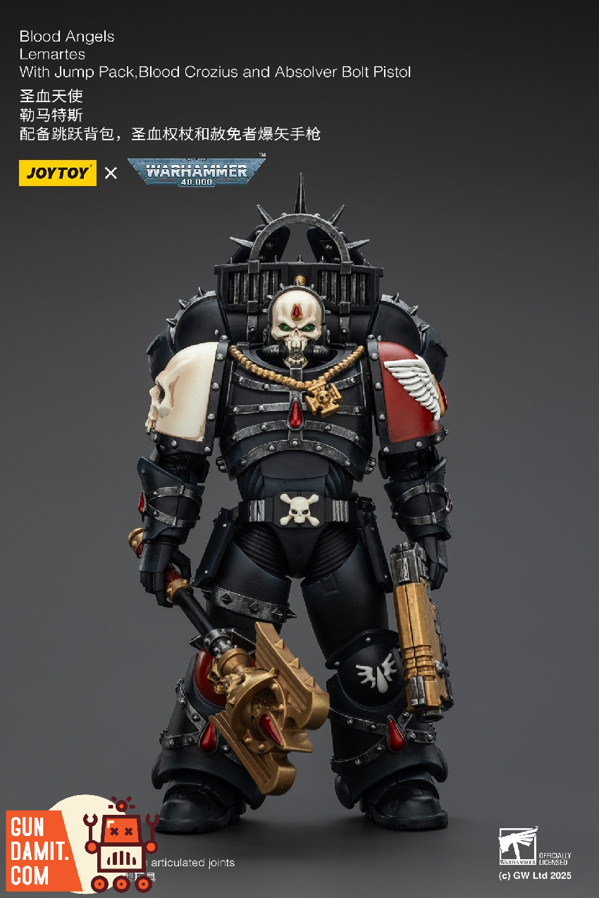 JoyToy JT02311 Warhammer 40K Blood Angels Lemartes view 12 JoyToy JT02311 Warhammer 40K Blood Angels Lemartes view 12