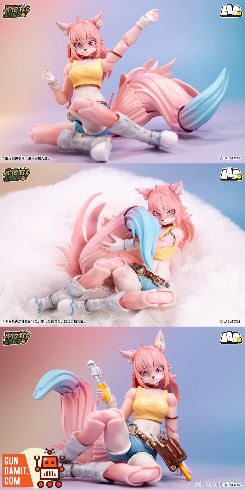 LADoTOYS ERA-001CL Liya Alopex Candy Land Figure view 6 LADoTOYS ERA-001CL Liya Alopex Candy Land Figure view 6