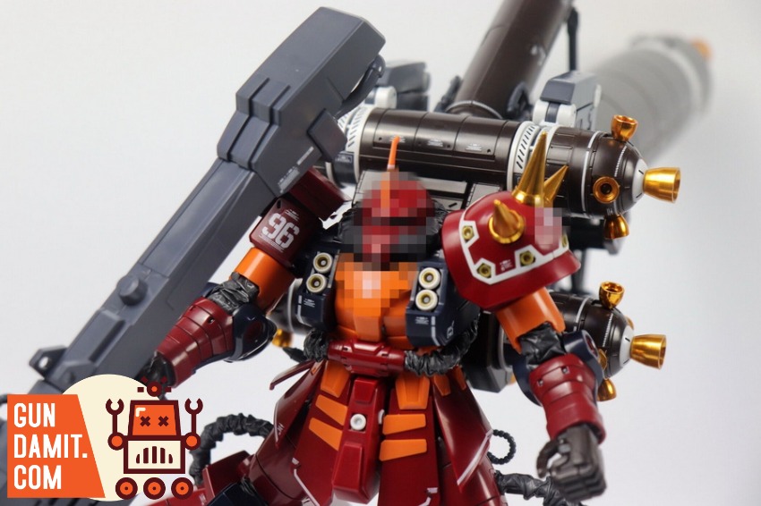 Mo Metal Parts MG Thunder Psycho Zaku metal spout set view 6 Mo Metal Parts MG Thunder Psycho Zaku metal spout set view 6