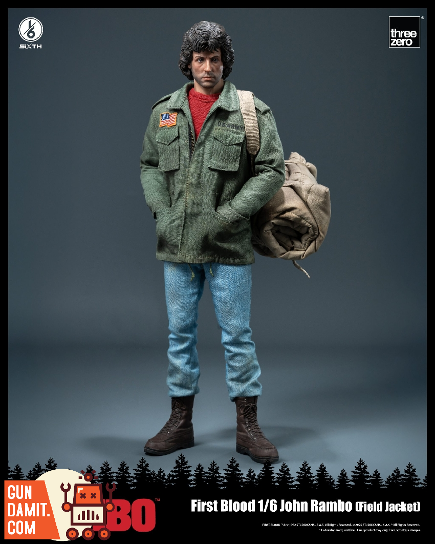 Threezero 1/6 Rambo First Blood Field Jacket view 6 Threezero 1/6 Rambo First Blood Field Jacket view 6