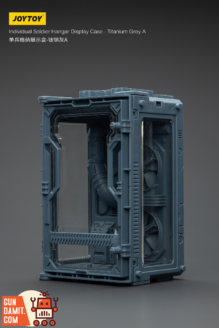 JoyToy 1/25 Soldier Hangar Display Case Titanium Grey view 3 JoyToy 1/25 Soldier Hangar Display Case Titanium Grey view 3