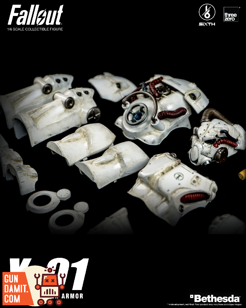 Threezero 3Z1003 Fallout X-01 Institute Power Armor view 3 Threezero 3Z1003 Fallout X-01 Institute Power Armor view 3