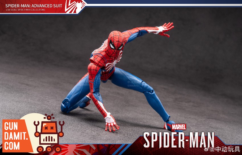 ZT Toys Marvel Spider-Man Advanced Suit view 3 ZT Toys Marvel Spider-Man Advanced Suit view 3