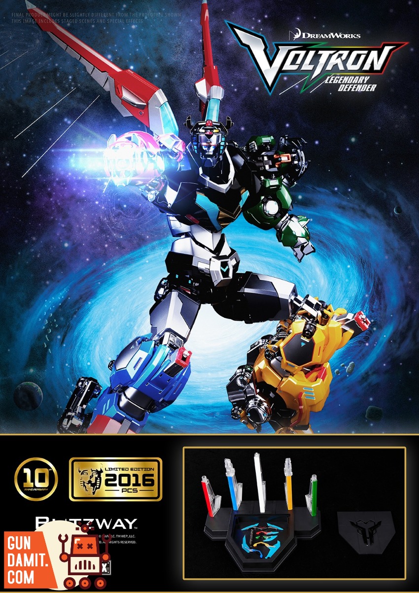 Blitzway Carbotix Voltron Golion 10th Anniversary view 1 Blitzway Carbotix Voltron Golion 10th Anniversary view 1
