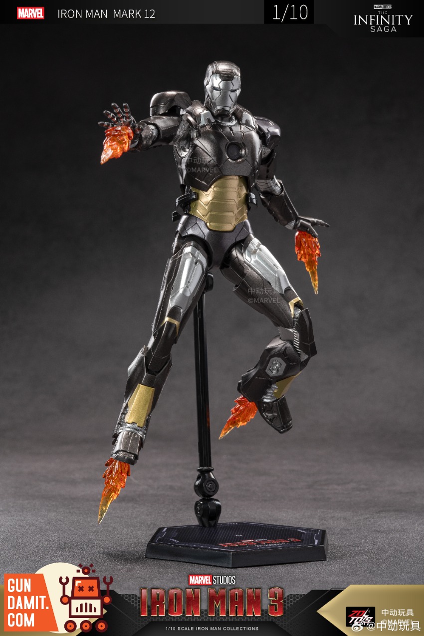ZT Toys Marvel X-Series Iron Man MK12 view 7 ZT Toys Marvel X-Series Iron Man MK12 view 7