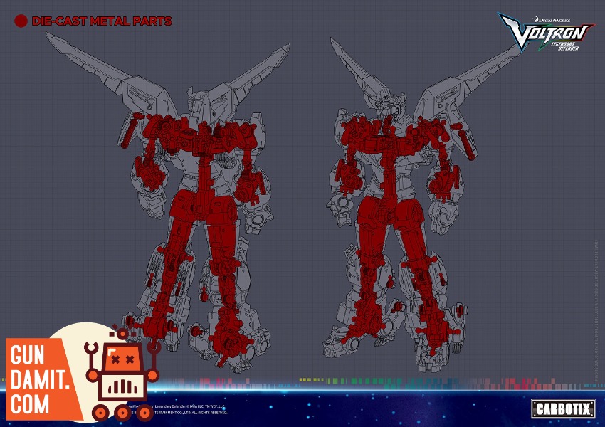 Blitzway Carbotix Voltron Golion 10th Anniversary view 22 Blitzway Carbotix Voltron Golion 10th Anniversary view 22