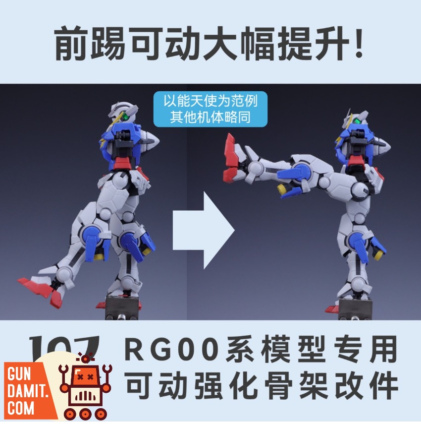 Maintenance Team RG 00 Series Reinforced Frame Conversion Kit view 4 Maintenance Team RG 00 Series Reinforced Frame Conversion Kit view 4