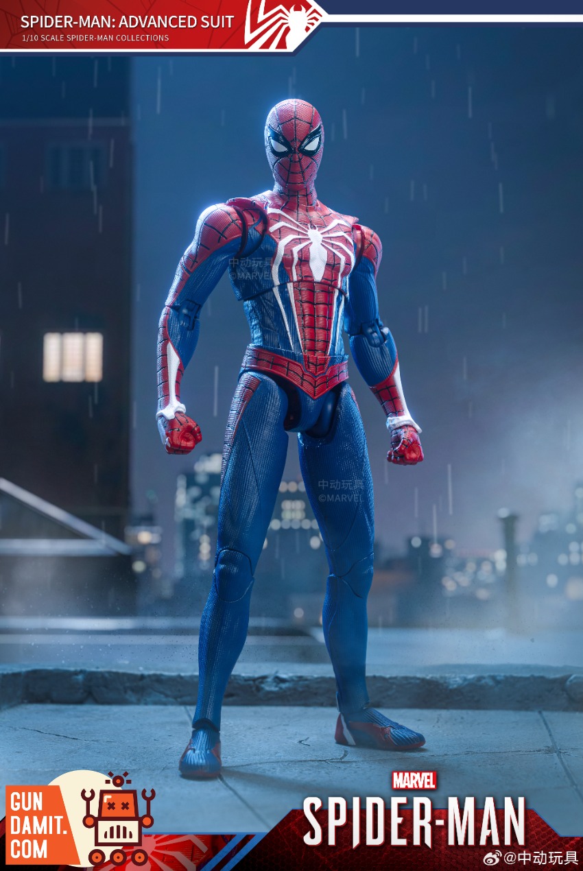 ZT Toys Marvel Spider-Man Advanced Suit view 2 ZT Toys Marvel Spider-Man Advanced Suit view 2
