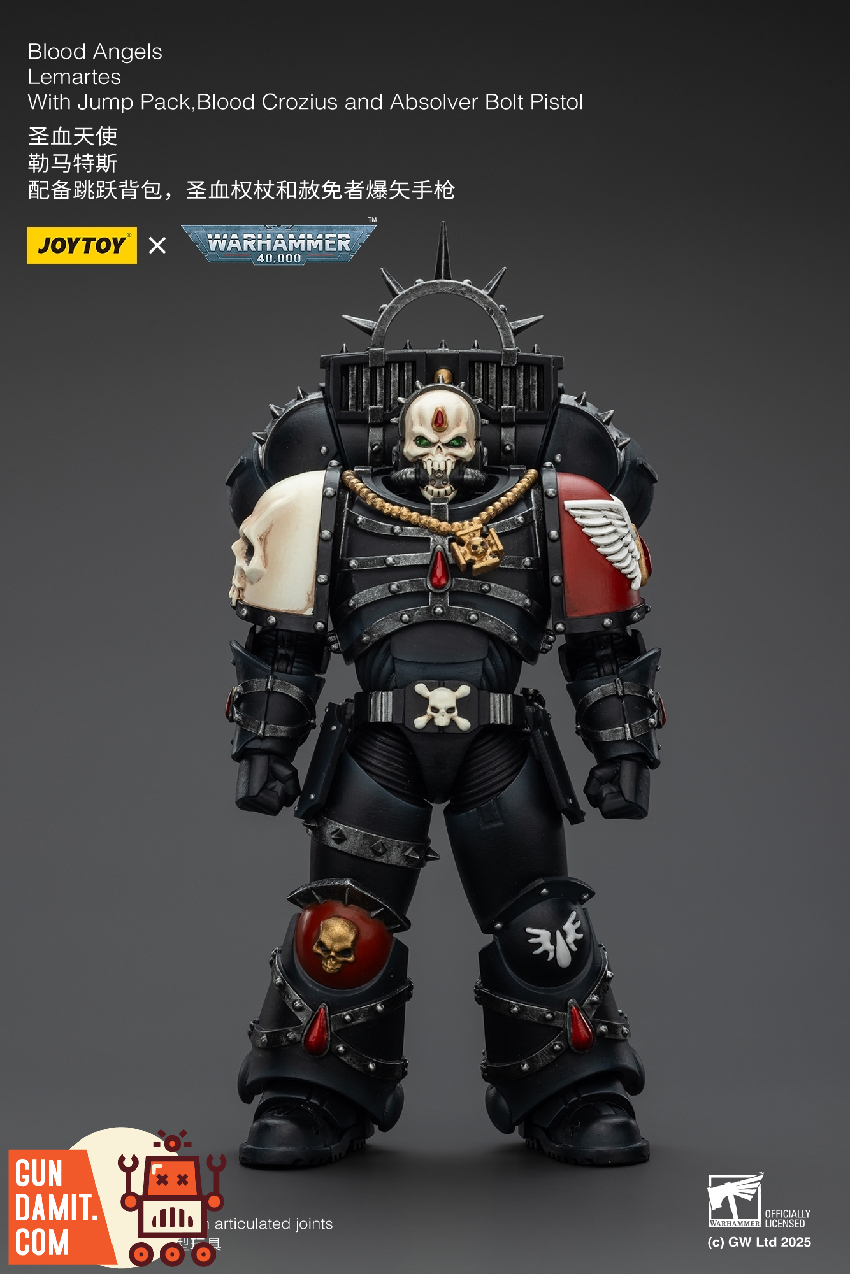 JoyToy JT02311 Warhammer 40K Blood Angels Lemartes view 13 JoyToy JT02311 Warhammer 40K Blood Angels Lemartes view 13