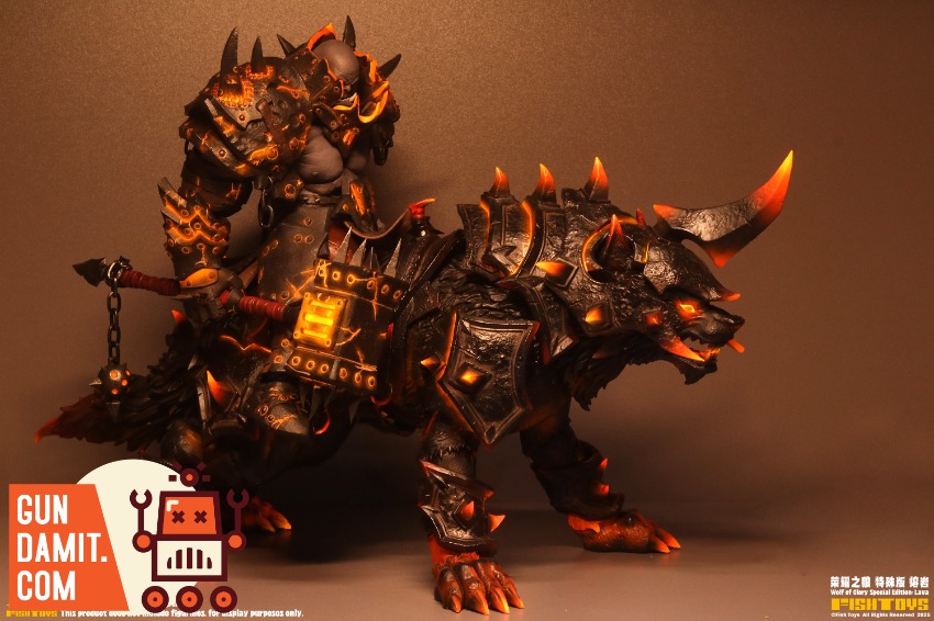 Fish Toys HY-032 Glory Wolf Special Edition Lava view 14 Fish Toys HY-032 Glory Wolf Special Edition Lava view 14