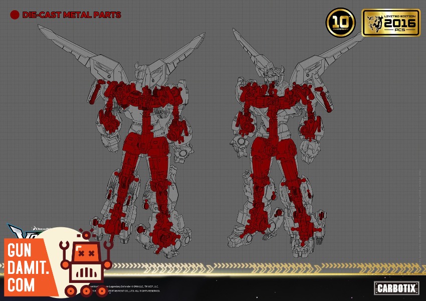 Blitzway Carbotix Voltron Golion 10th Anniversary view 27 Blitzway Carbotix Voltron Golion 10th Anniversary view 27