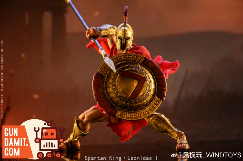 Wind Toys FMW004 King Leonidas I of Sparta 1/12 Figure view 3 Wind Toys FMW004 King Leonidas I of Sparta 1/12 Figure view 3