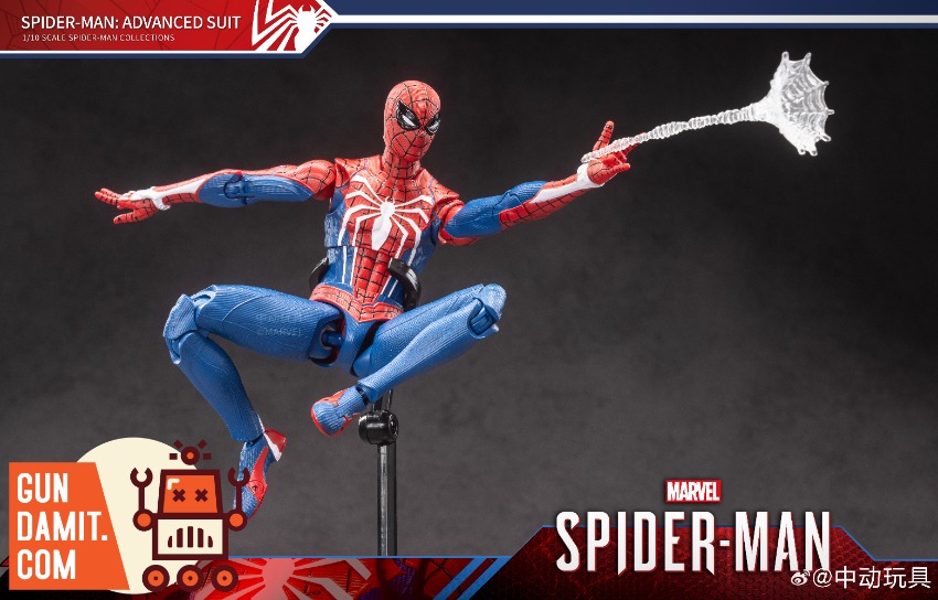 ZT Toys Marvel Spider-Man Advanced Suit view 5 ZT Toys Marvel Spider-Man Advanced Suit view 5
