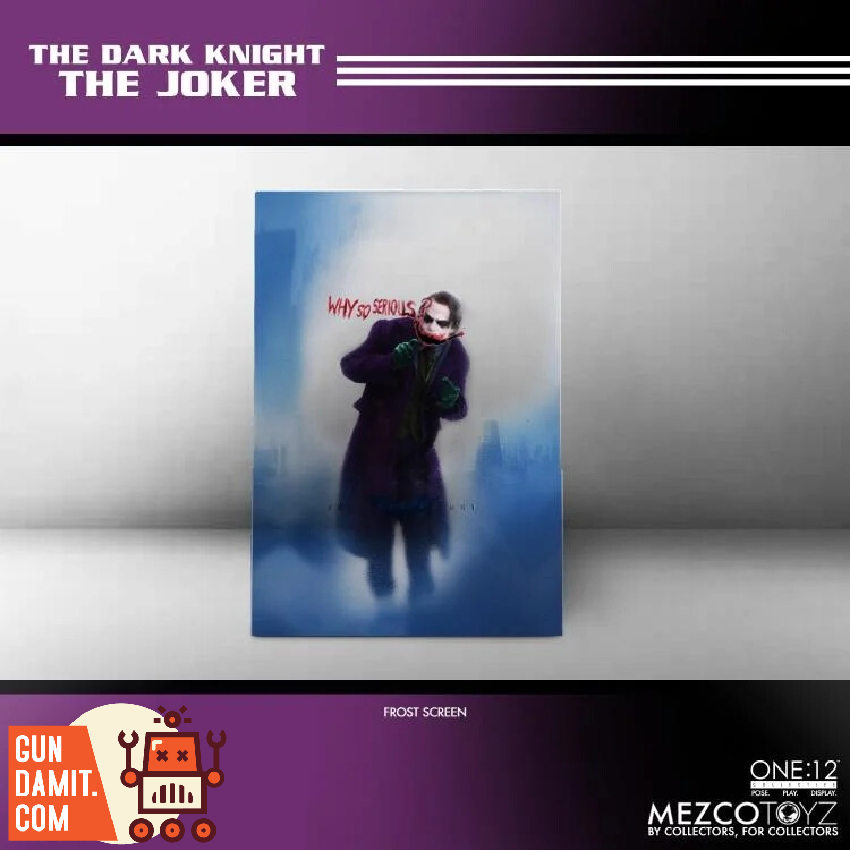 Mezco 1/12 Batman Dark Knight Joker view 5 Mezco 1/12 Batman Dark Knight Joker view 5