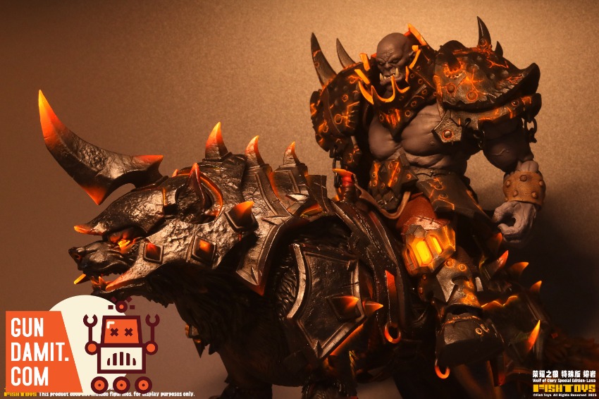 Fish Toys HY-032 Glory Wolf Special Edition Lava view 13 Fish Toys HY-032 Glory Wolf Special Edition Lava view 13