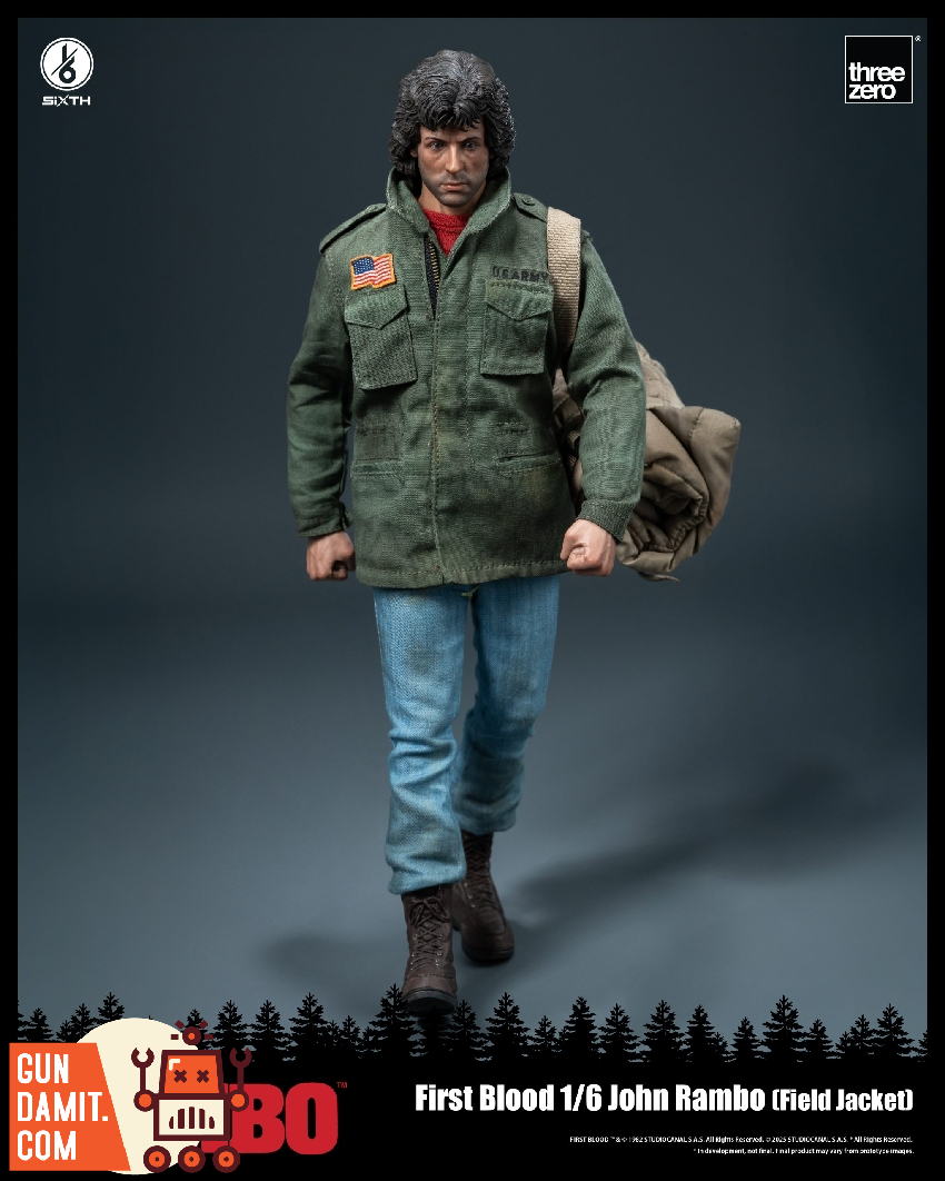 Threezero 1/6 Rambo First Blood Field Jacket view 5 Threezero 1/6 Rambo First Blood Field Jacket view 5