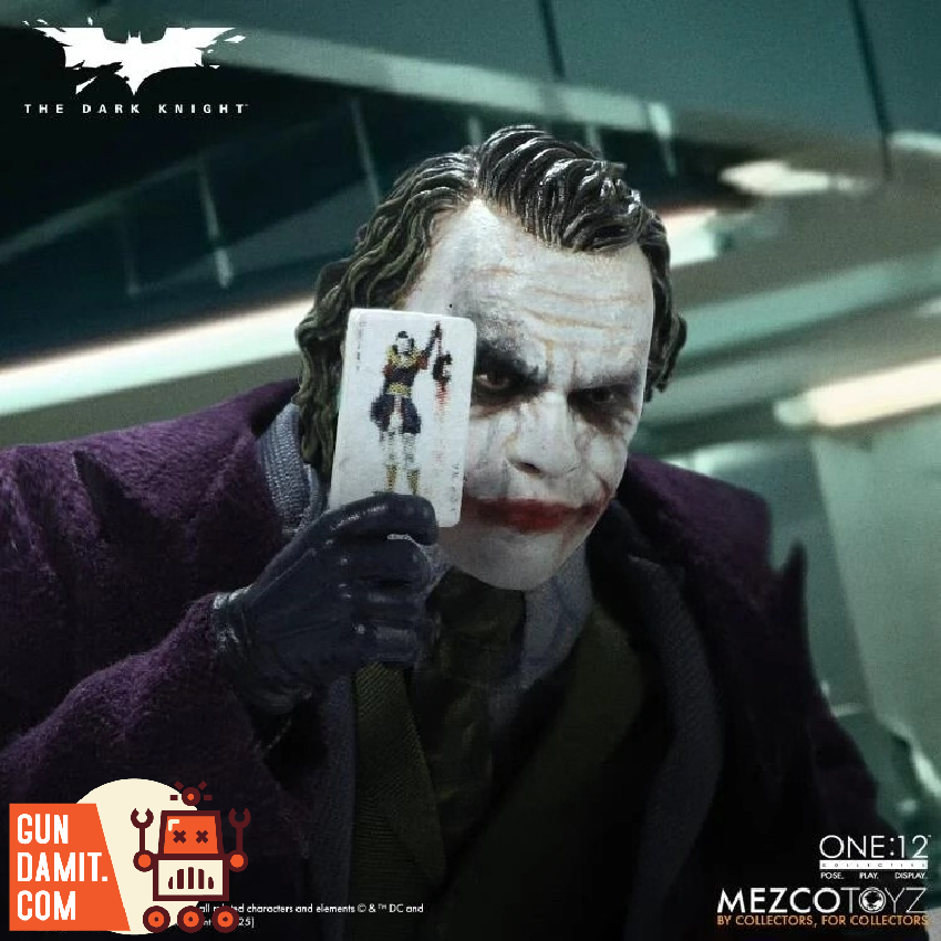 Mezco 1/12 Batman Dark Knight Joker view 2 Mezco 1/12 Batman Dark Knight Joker view 2