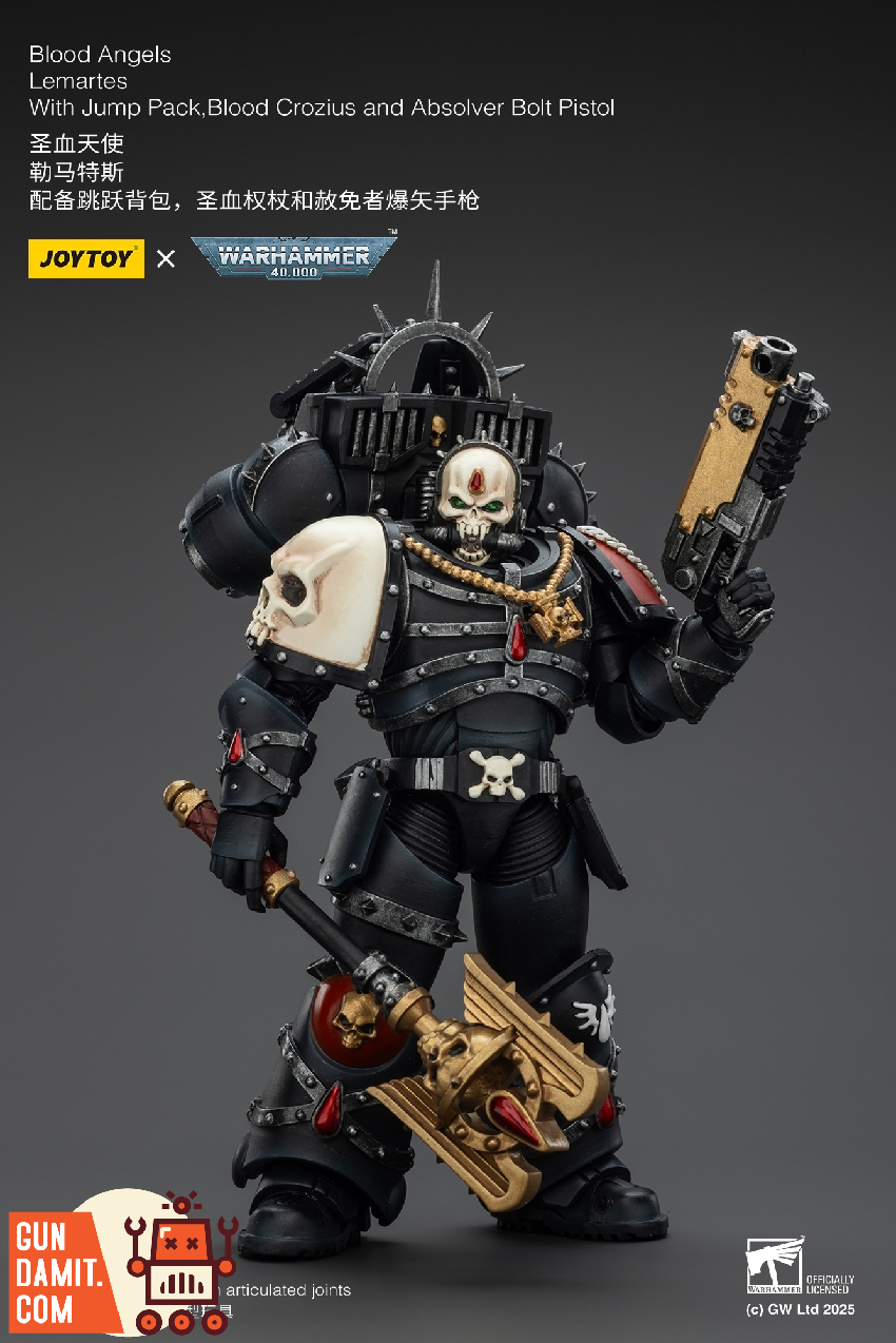 JoyToy JT02311 Warhammer 40K Blood Angels Lemartes view 14 JoyToy JT02311 Warhammer 40K Blood Angels Lemartes view 14