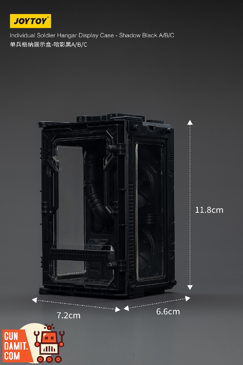 JoyToy 1/25 Soldier Hangar Display Case Shadow Black view 20 JoyToy 1/25 Soldier Hangar Display Case Shadow Black view 20