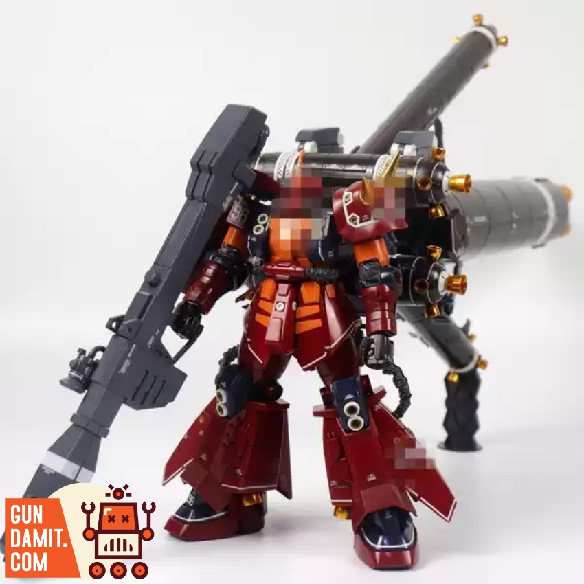 Mo Metal Parts MG Thunder Psycho Zaku metal spout set view 4 Mo Metal Parts MG Thunder Psycho Zaku metal spout set view 4