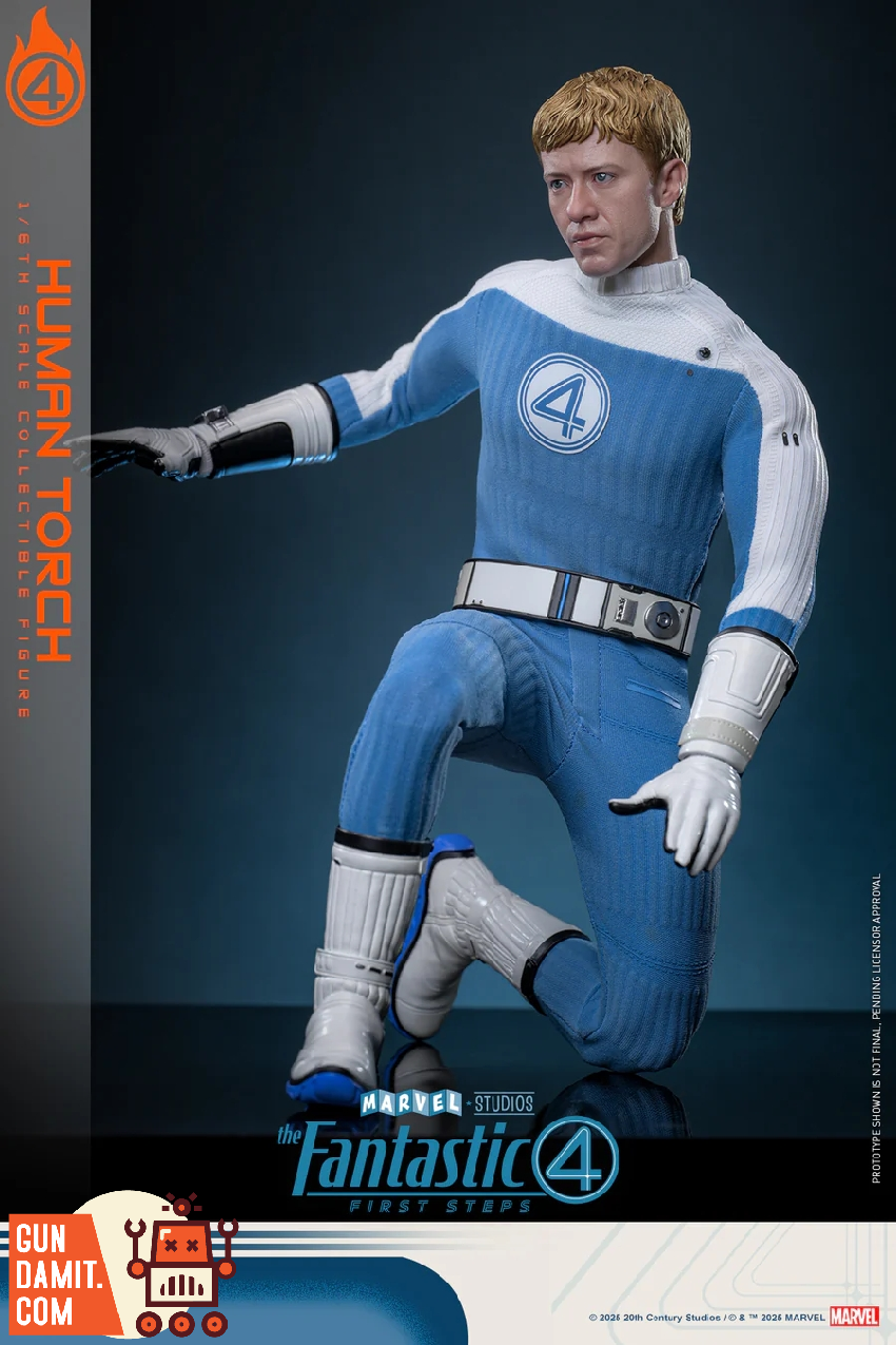 Hot Toys MMS829 Fantastic Four Human Torch figure view 13 Hot Toys MMS829 Fantastic Four Human Torch figure view 13