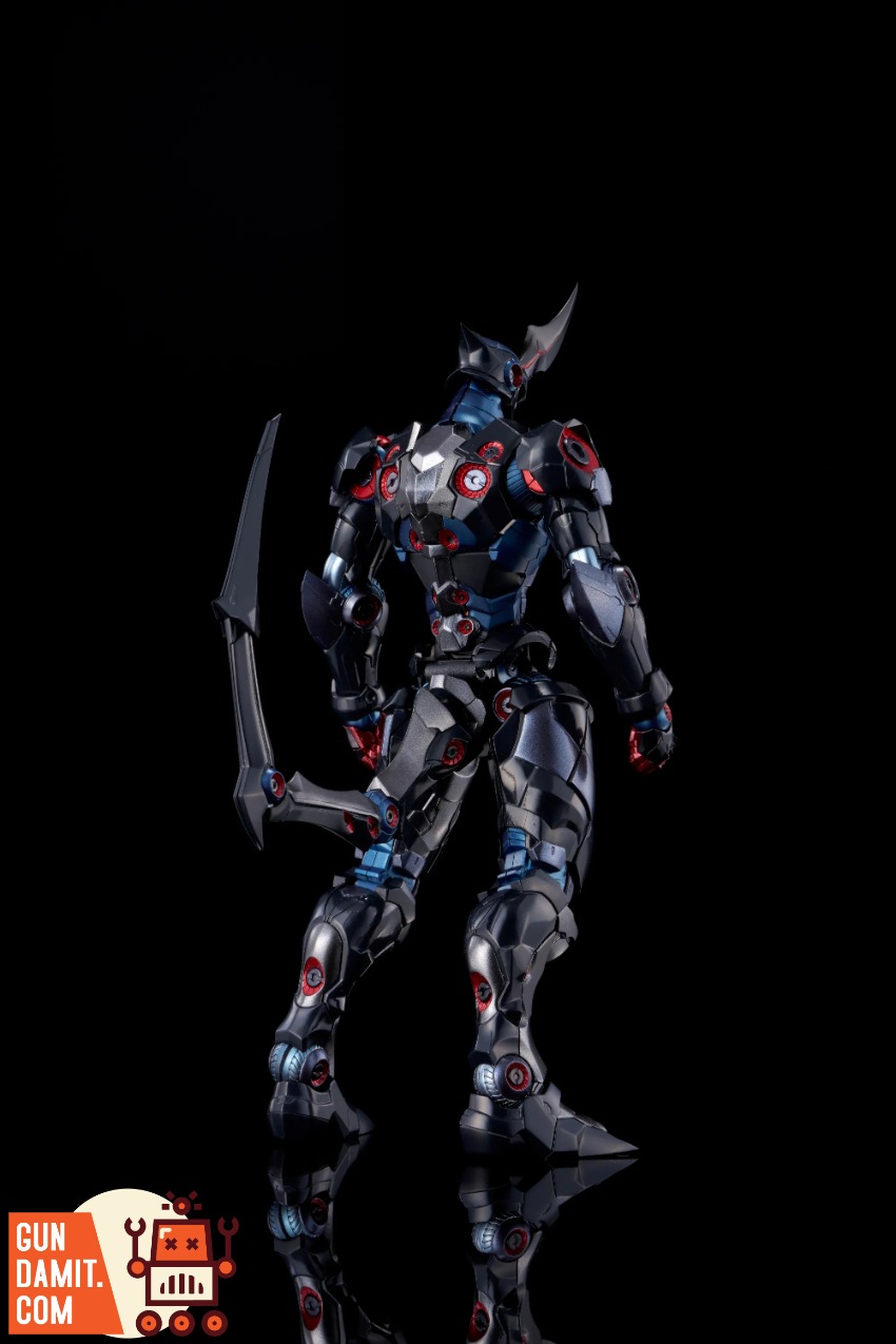 Lazengann rear standing pose showing dark metallic armor Lazengann rear standing pose showing dark metallic armor
