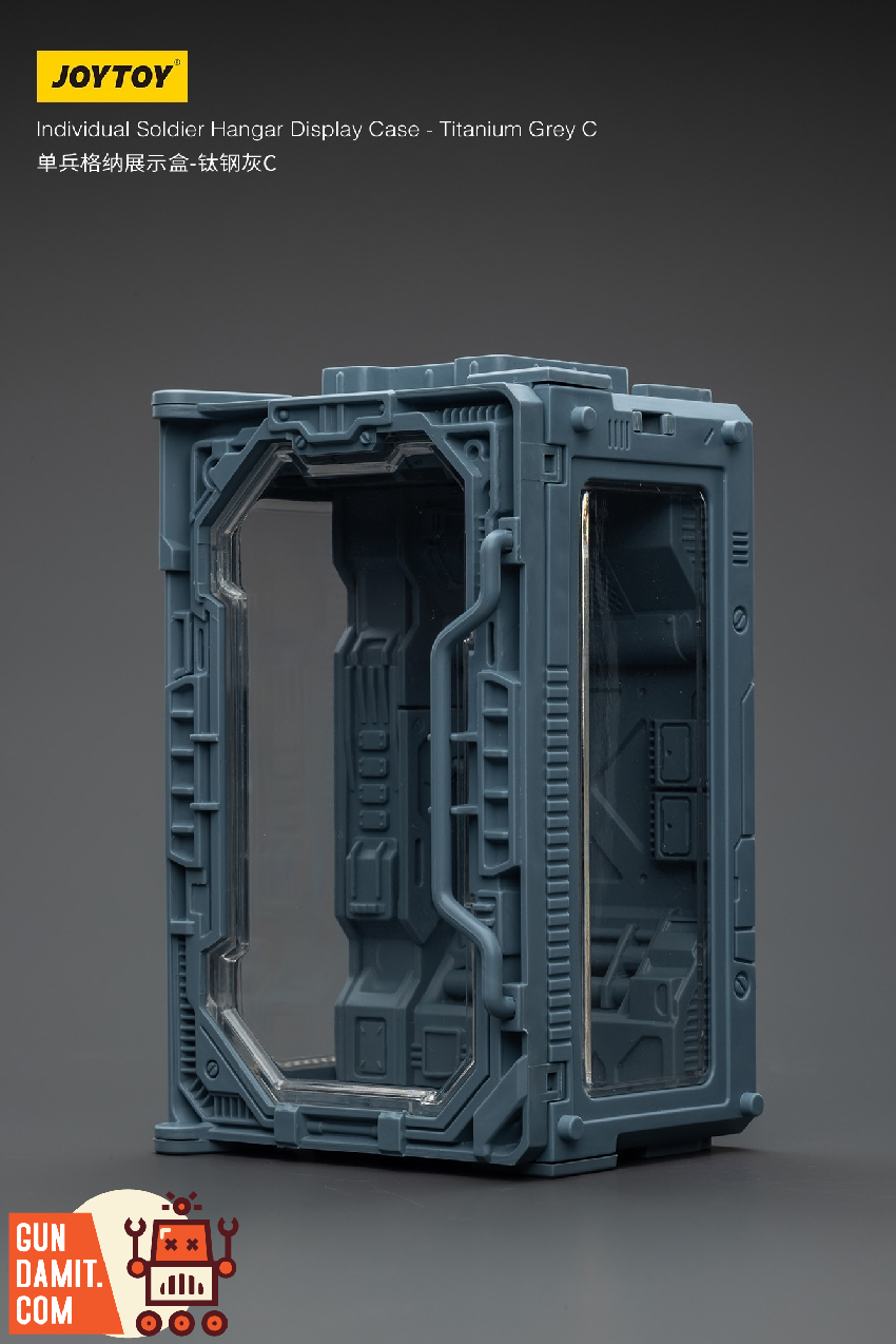 JoyToy 1/25 Soldier Hangar Display Case Titanium Grey view 14 JoyToy 1/25 Soldier Hangar Display Case Titanium Grey view 14
