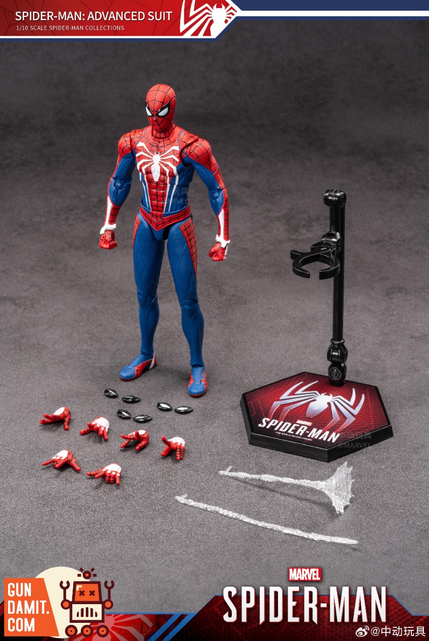 ZT Toys Marvel Spider-Man Advanced Suit view 1 ZT Toys Marvel Spider-Man Advanced Suit view 1