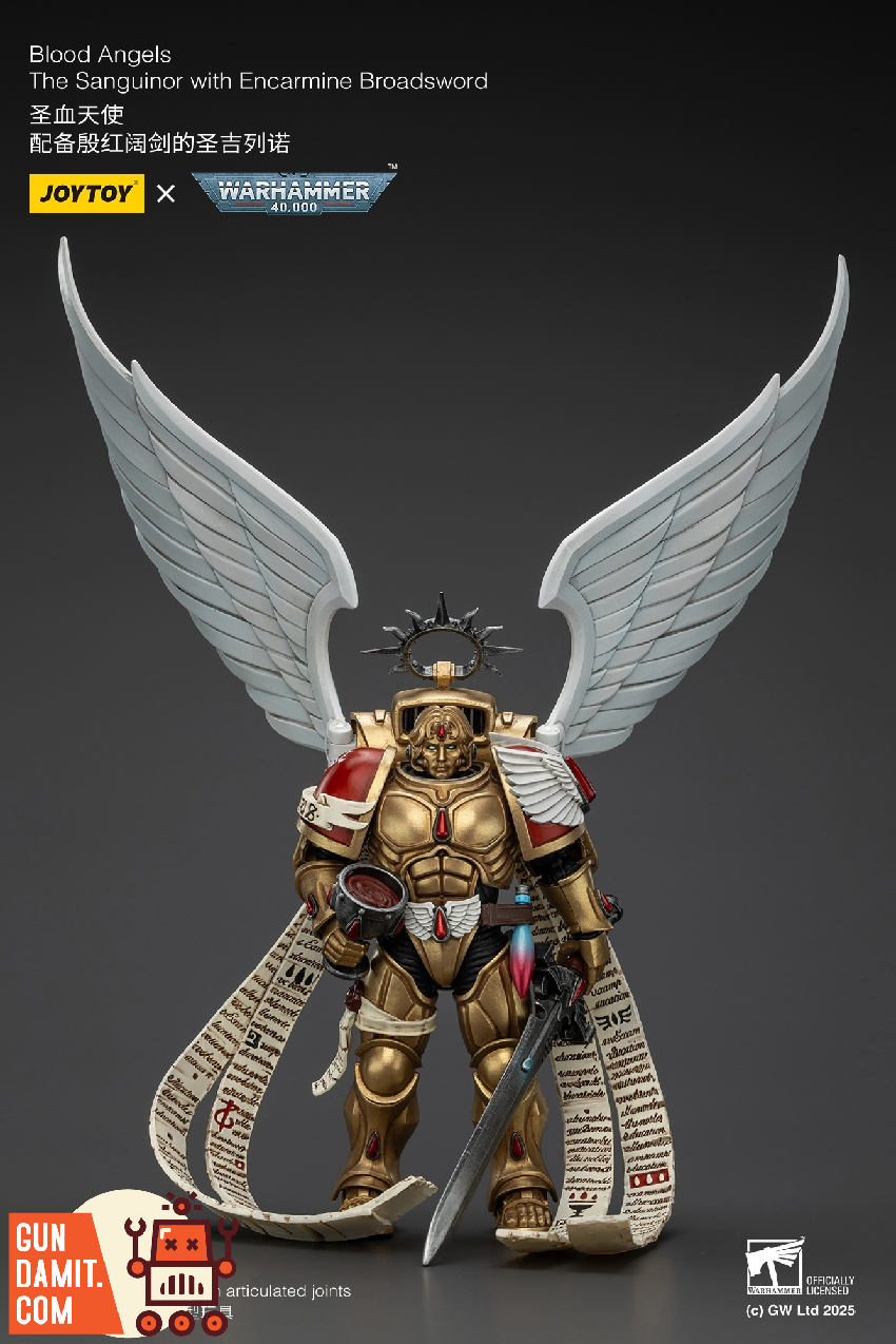 JoyToy JT02519 Warhammer 40K Blood Angels Sanguinor view 18 JoyToy JT02519 Warhammer 40K Blood Angels Sanguinor view 18