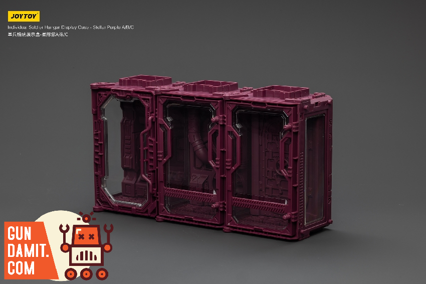 JoyToy 1/25 Soldier Hangar Display Case Stellar Purple view 11 JoyToy 1/25 Soldier Hangar Display Case Stellar Purple view 11