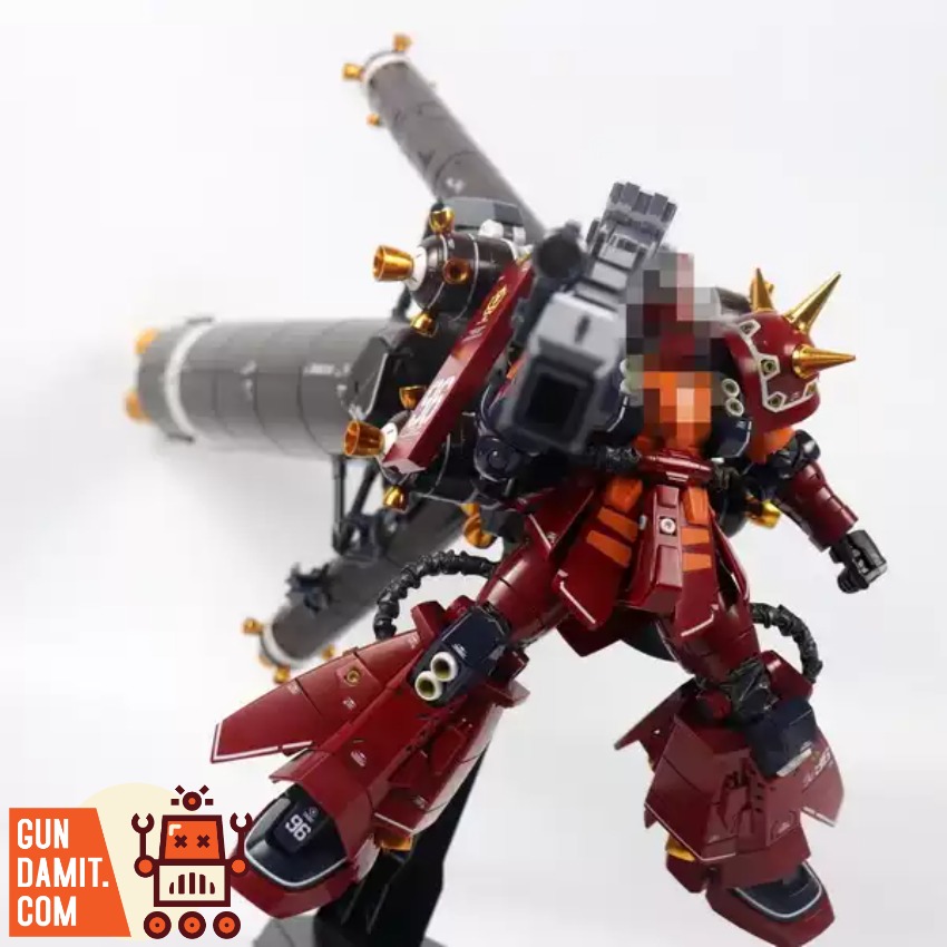 Mo Metal Parts MG Thunder Psycho Zaku metal spout set view 2 Mo Metal Parts MG Thunder Psycho Zaku metal spout set view 2