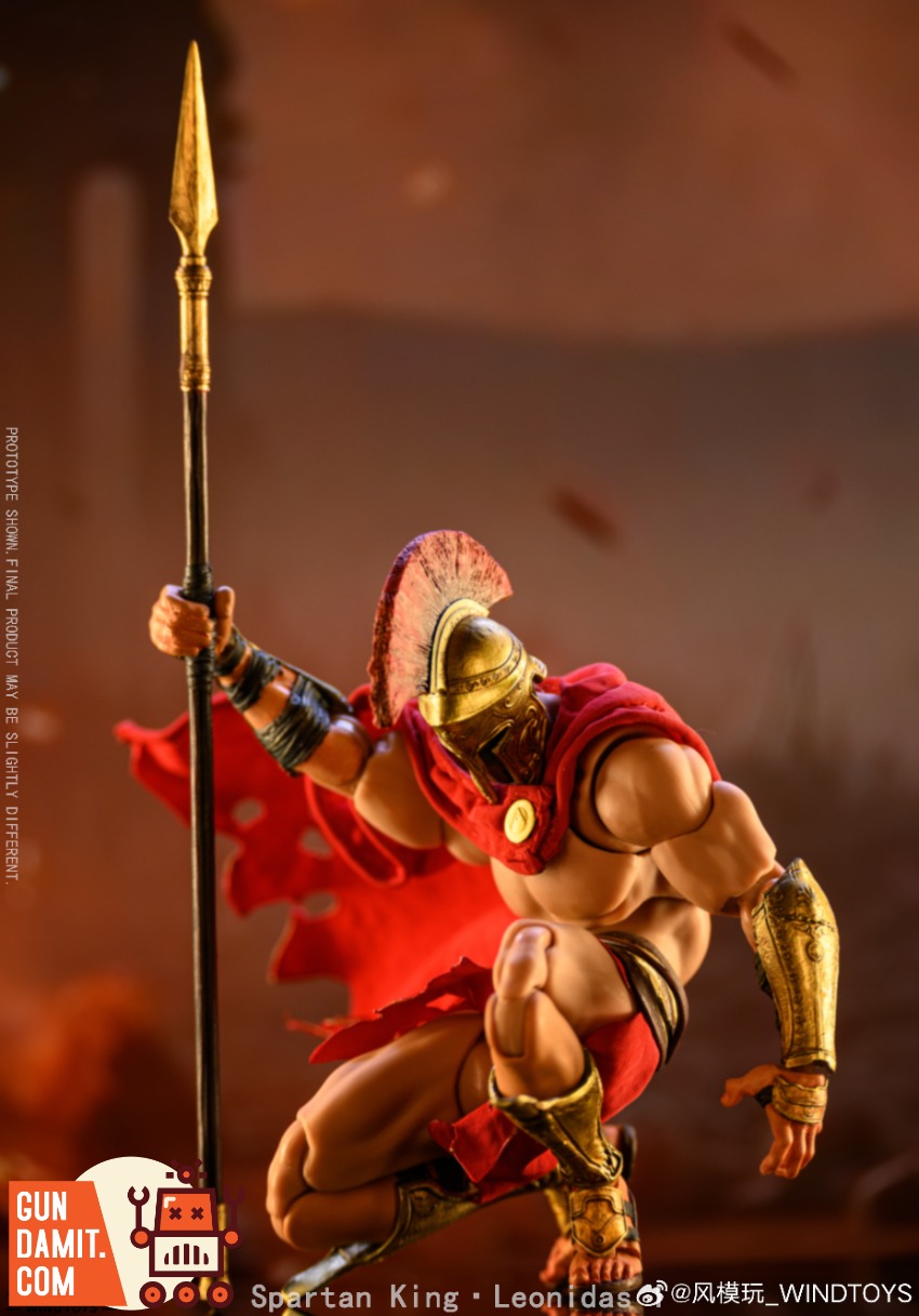 Wind Toys FMW004 King Leonidas I of Sparta 1/12 Figure view 5 Wind Toys FMW004 King Leonidas I of Sparta 1/12 Figure view 5