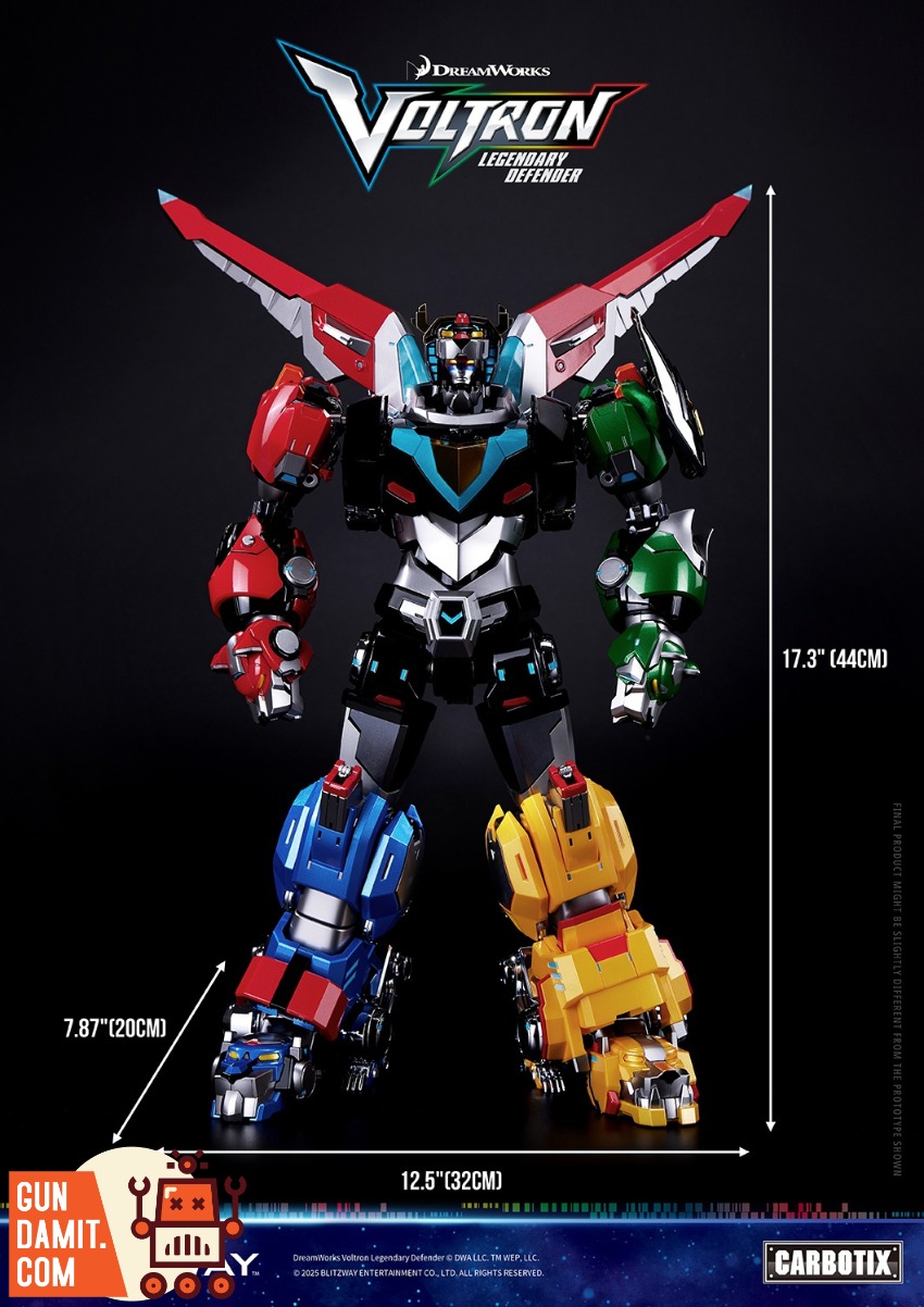 Blitzway Carbotix Voltron Golion 10th Anniversary view 21 Blitzway Carbotix Voltron Golion 10th Anniversary view 21