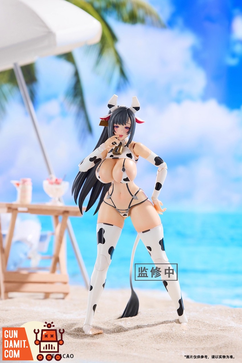 Black Crystal Candy 1/12 Milky White Sauce Cow Girl Figure view 1 Black Crystal Candy 1/12 Milky White Sauce Cow Girl Figure view 1