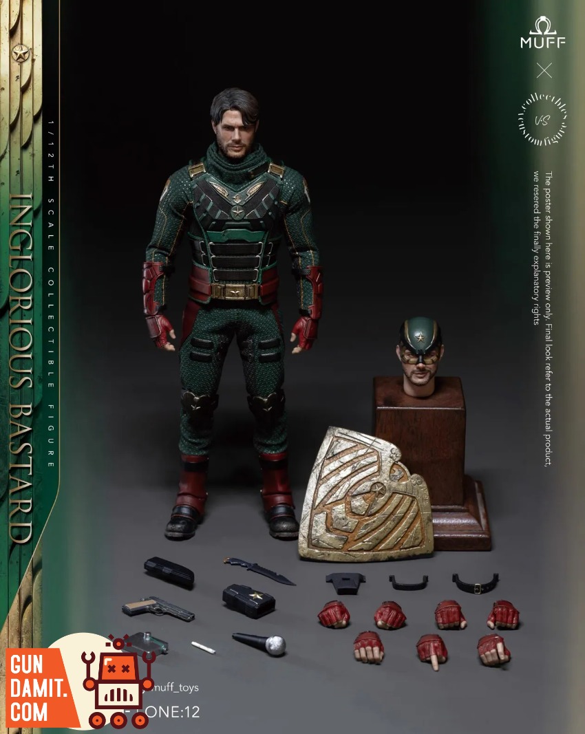Muff Toys MF08 Inglorious Bastard 1/12 Figure view 11 Muff Toys MF08 Inglorious Bastard 1/12 Figure view 11