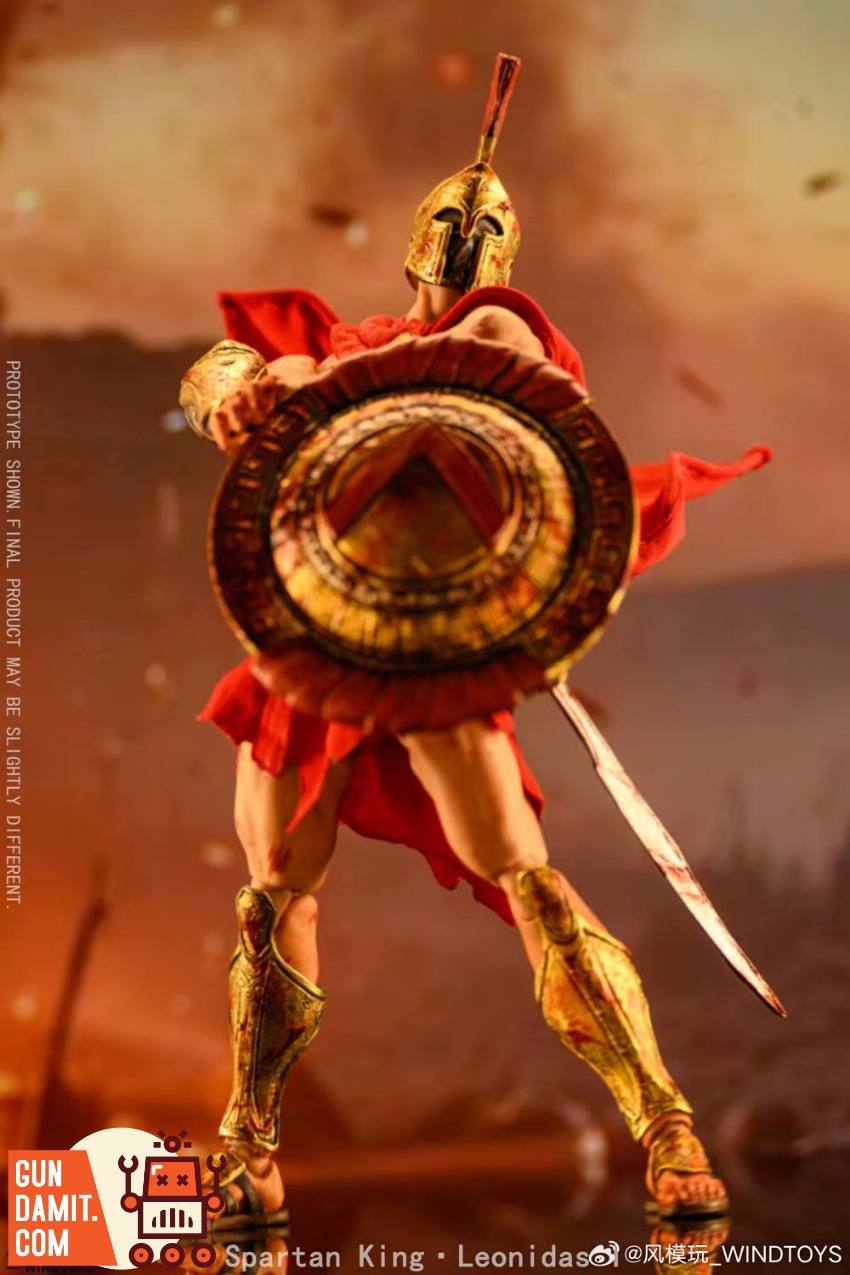 Wind Toys FMW004 King Leonidas Sparta Deluxe 1/12 Figure view 7 Wind Toys FMW004 King Leonidas Sparta Deluxe 1/12 Figure view 7