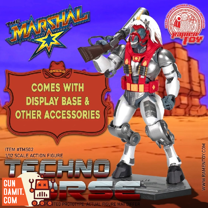 Ramen Toy 1/12 TMS02 BraveStarr Techno Horse view 5 Ramen Toy 1/12 TMS02 BraveStarr Techno Horse view 5