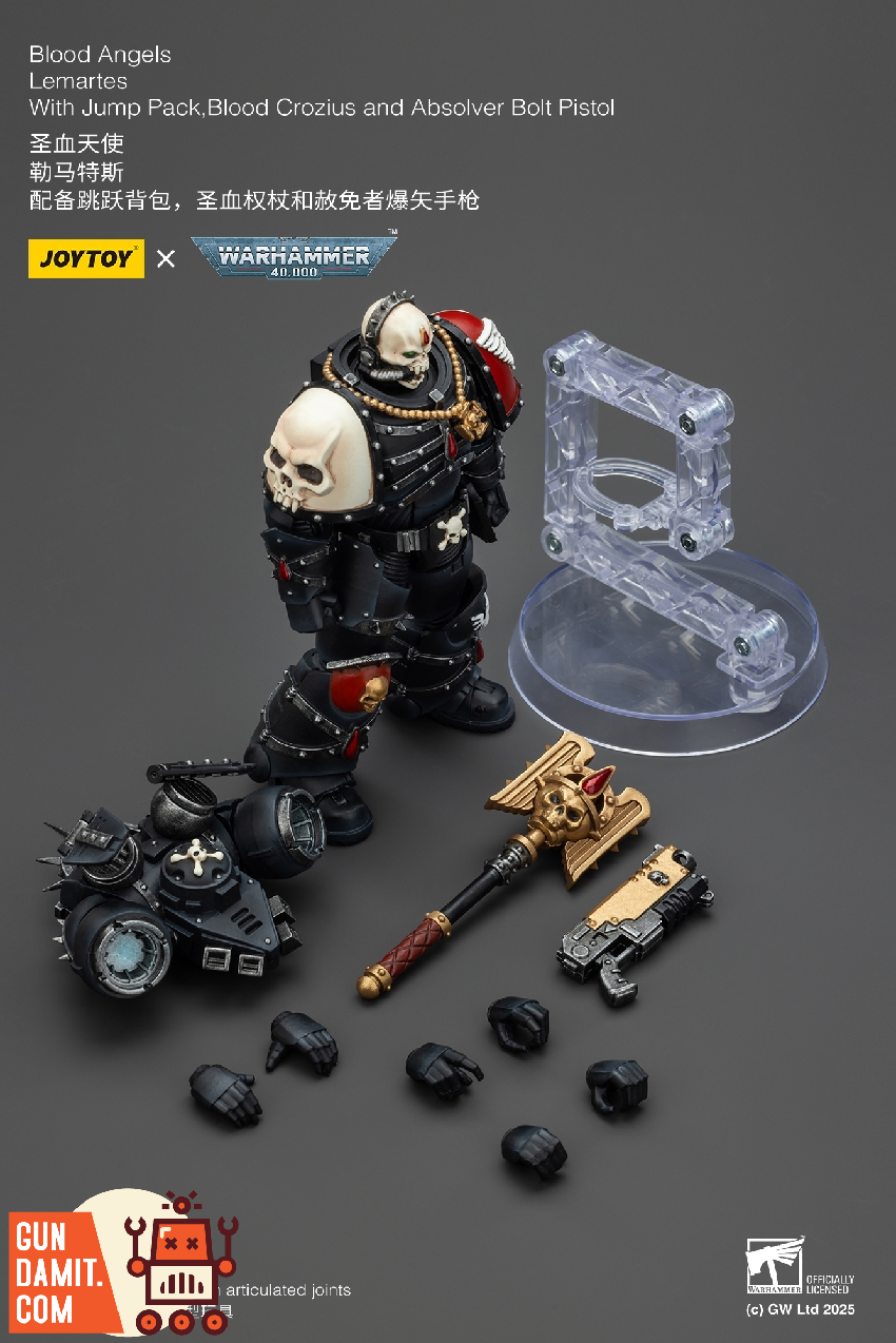 JoyToy JT02311 Warhammer 40K Blood Angels Lemartes view 21 JoyToy JT02311 Warhammer 40K Blood Angels Lemartes view 21