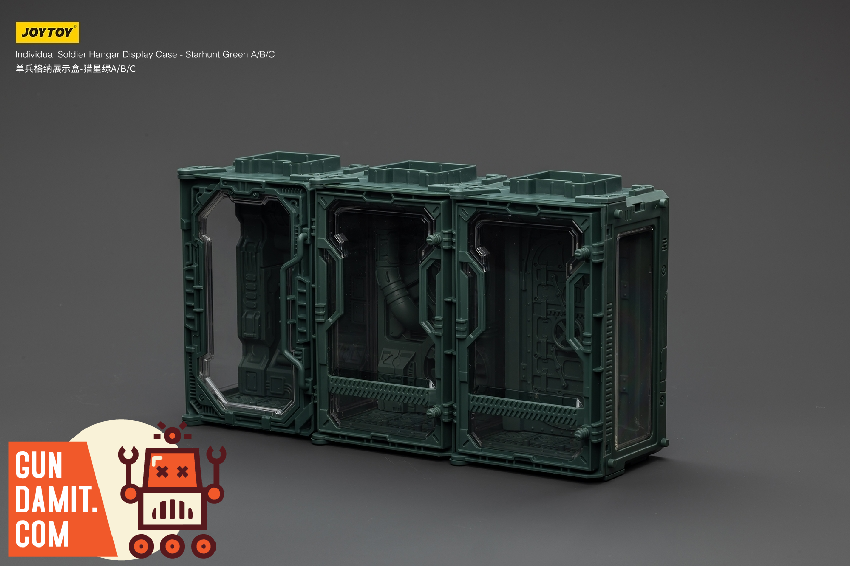 JoyToy 1/25 Soldier Hangar Display Case Starhunt Green view 16 JoyToy 1/25 Soldier Hangar Display Case Starhunt Green view 16