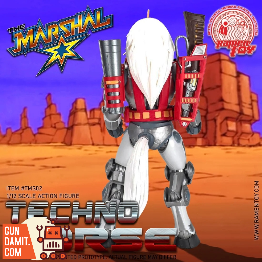 Ramen Toy 1/12 TMS02 BraveStarr Techno Horse view 4 Ramen Toy 1/12 TMS02 BraveStarr Techno Horse view 4