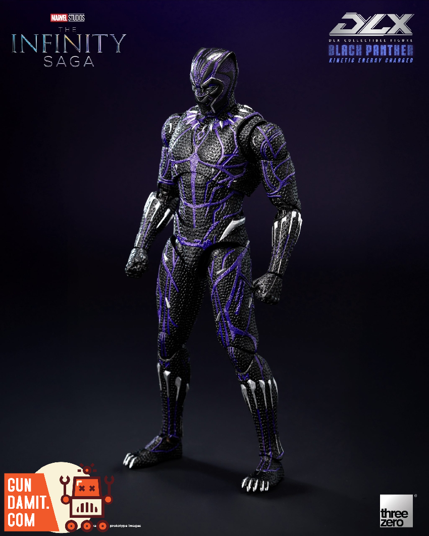 Threezero DLX Black Panther Kinetic Energy view 5 Threezero DLX Black Panther Kinetic Energy view 5