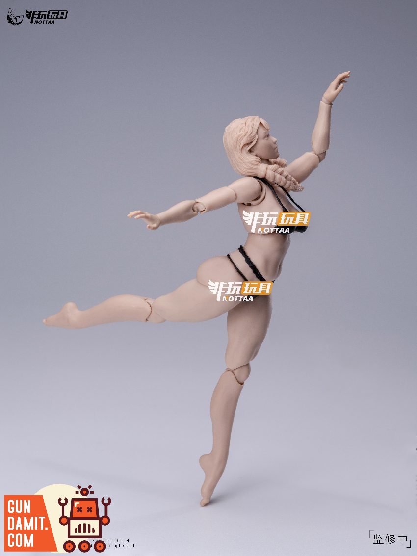 Nottaa NT-04 Xiaofang 1/12 Female Body Yellow Split Neck view 4 Nottaa NT-04 Xiaofang 1/12 Female Body Yellow Split Neck view 4