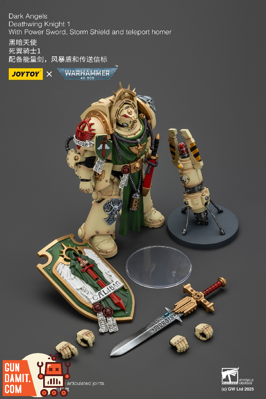 JoyToy JT02489 40K Dark Angels Deathwing Knight 1 view 20 JoyToy JT02489 40K Dark Angels Deathwing Knight 1 view 20