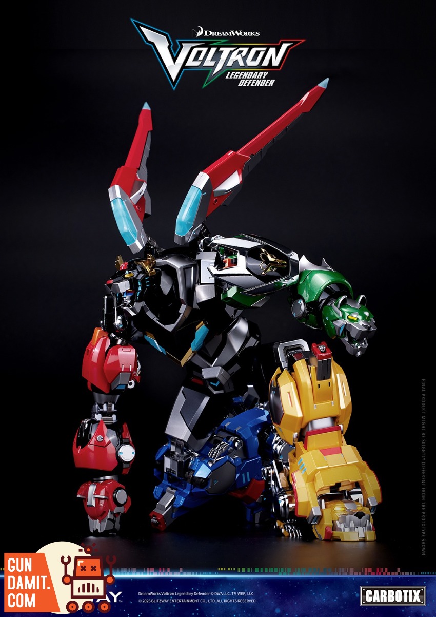 Blitzway Carbotix Voltron Golion 10th Anniversary view 3 Blitzway Carbotix Voltron Golion 10th Anniversary view 3