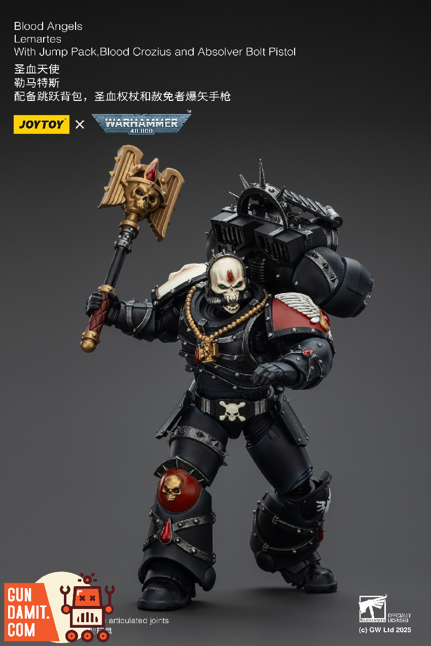 JoyToy JT02311 Warhammer 40K Blood Angels Lemartes view 17 JoyToy JT02311 Warhammer 40K Blood Angels Lemartes view 17