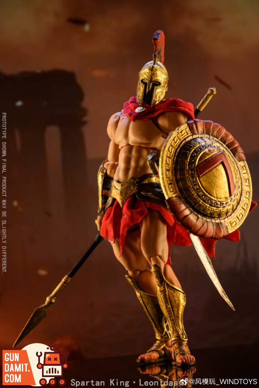 Wind Toys FMW004 King Leonidas I of Sparta 1/12 Figure view 2 Wind Toys FMW004 King Leonidas I of Sparta 1/12 Figure view 2