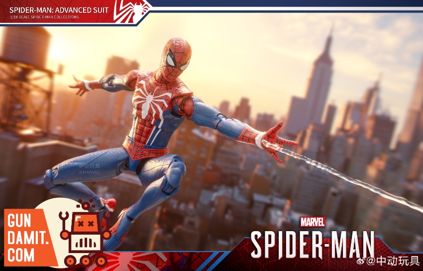 ZT Toys Marvel Spider-Man Advanced Suit view 9 ZT Toys Marvel Spider-Man Advanced Suit view 9